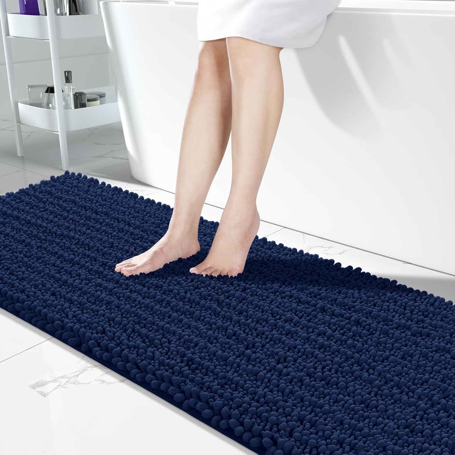 Yimobra Bathroom Runner Rug 70x24 Inch - Soft Chenille Mat