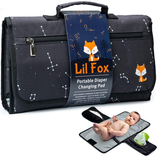 Waterproof Portable Baby Changing Pad - Lil Fox