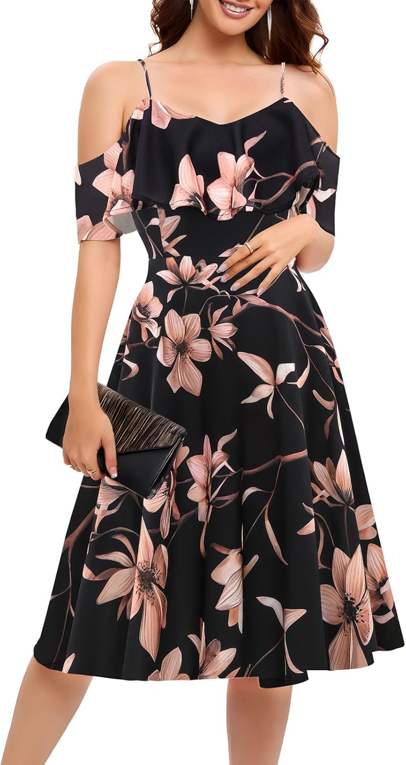 Bbonlinedress Womens Off The Shoulder Cocktail Dress Review