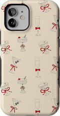 Casely iPhone 12/12 Pro Case Tini Kitty and Vibe Holiday - Bold