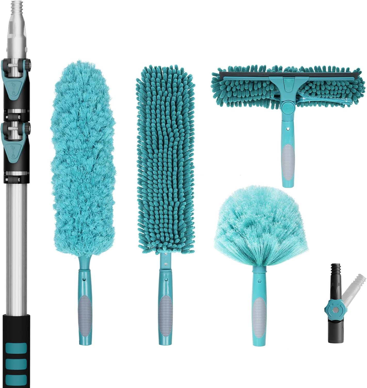 20 Foot High Reach Duster Kit for Ultimate Cleaning Versatility
