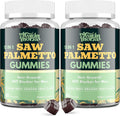 Saw Palmetto Gummies for Men 600mg DHT Blocker - Thicker Hair