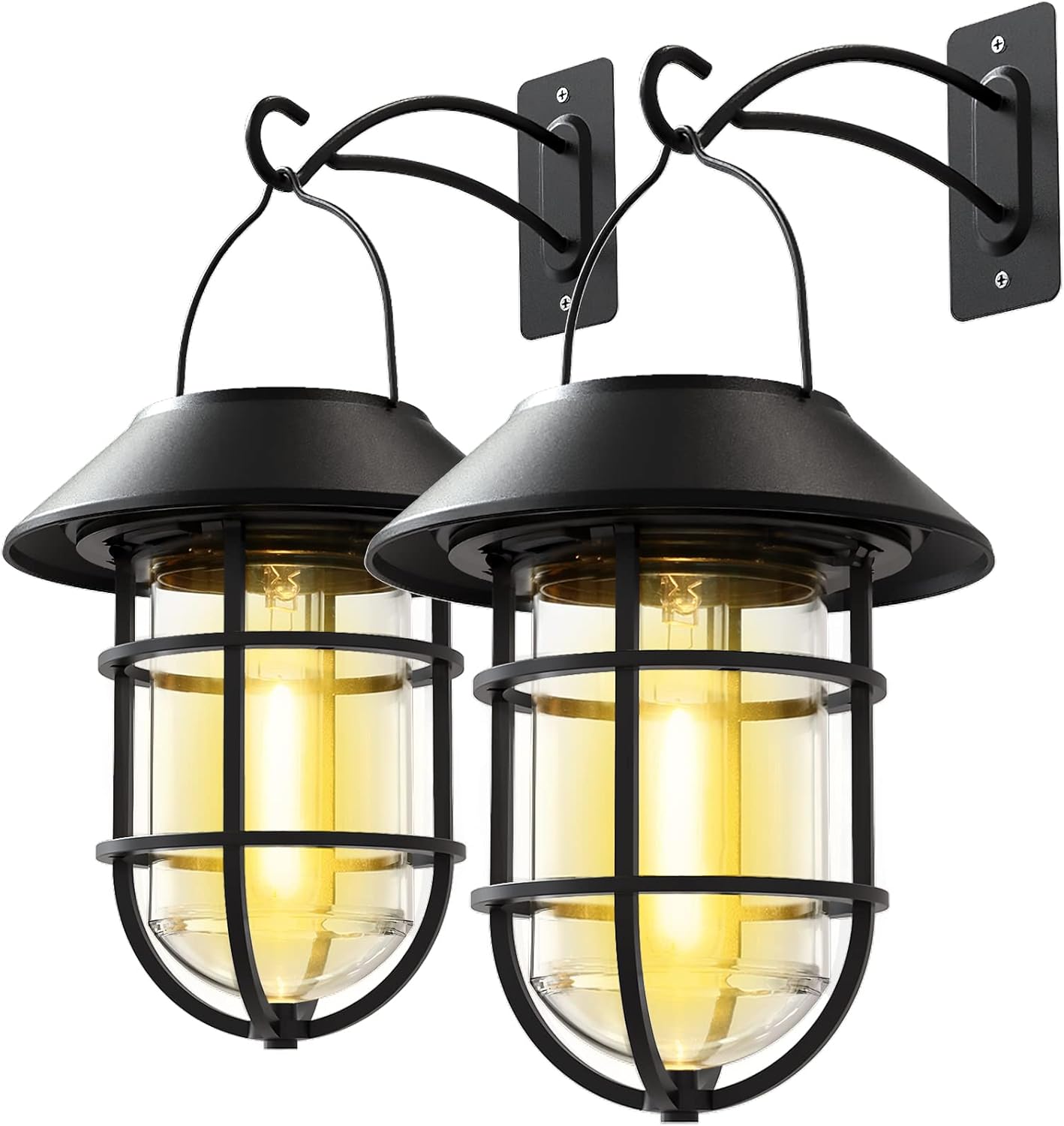 Solar Lantern Hanging Lights Outdoor for Porch and Garden Decor