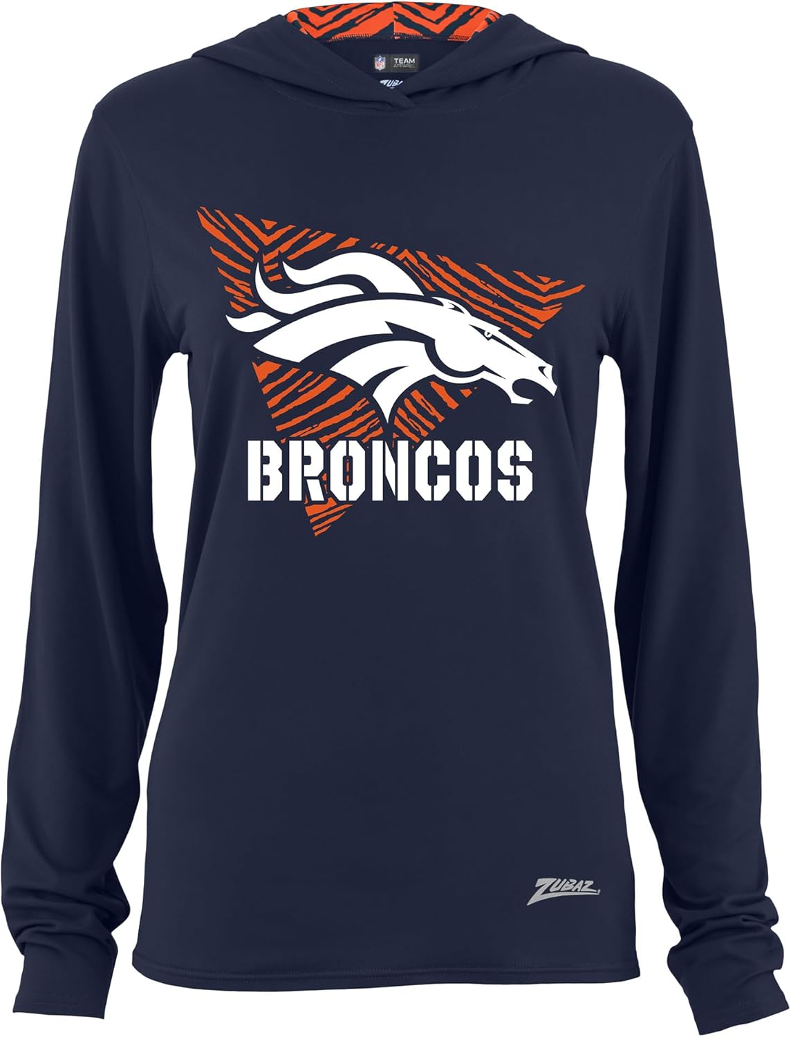 NFL Women's Lightweight Hoodie with Lined Hood for Comfort