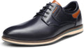 Men's Casual Dress Shoes - Comfortable PU Oxfords for Work
