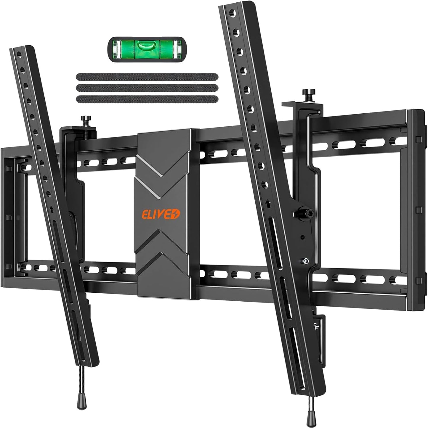 ELIVED Tilting TV Wall Mount | Level Adjustment | Low Profile | VESA 600x400mm