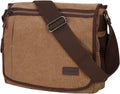 Modoker Messenger Bag for Men 13 in Laptop Satchel - Vintage Canvas