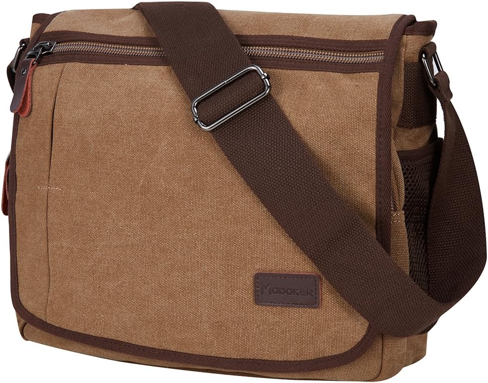 Modoker Messenger Bag for Men - Stylish 13 Inch Laptop Satchel