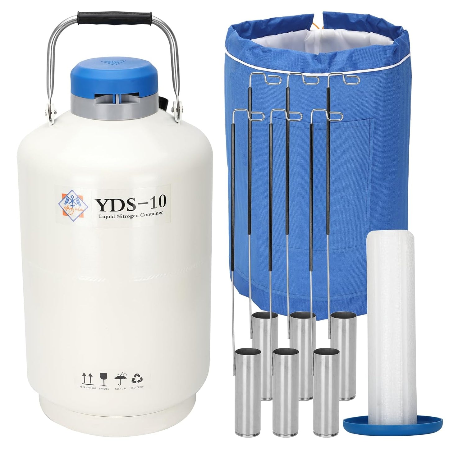 Magula 10L Liquid Nitrogen Container for Safe Storage