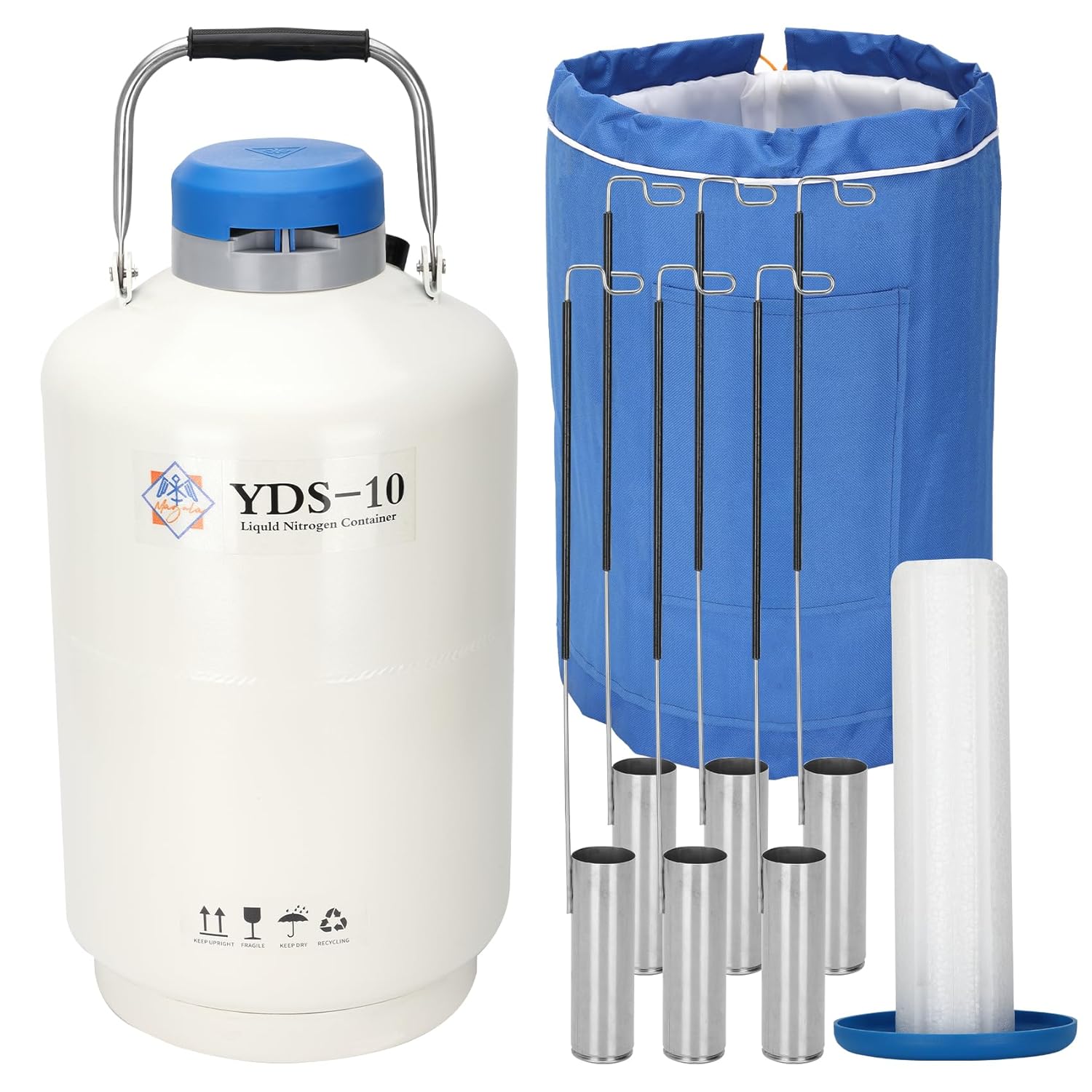 Magula 10L Liquid Nitrogen Container for Safe Storage