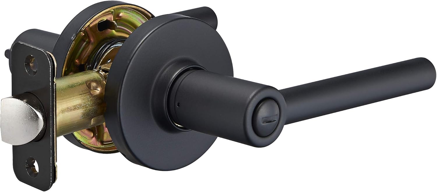 Contemporary Madison Door Lever Privacy Matte Black 6-Pack Review