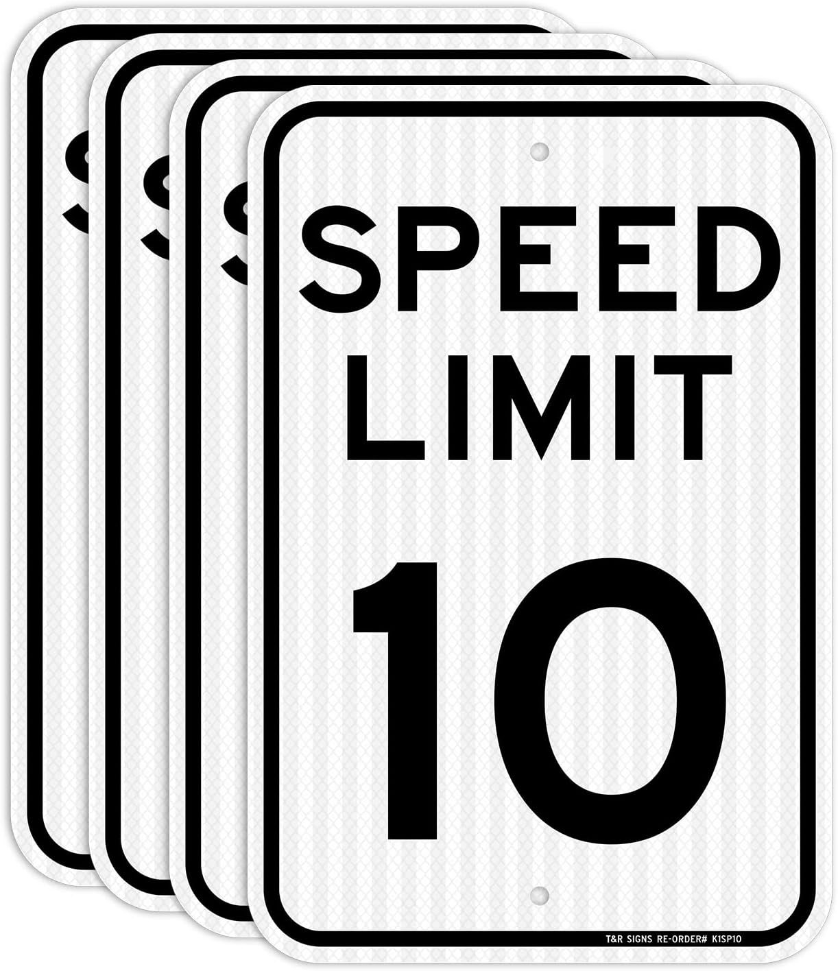 Speed Limit 10 MPH Sign - Durable Reflective Traffic Control