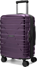 BAGSMART 20 Inch Spinner Carry On Luggage for Effortless Travel