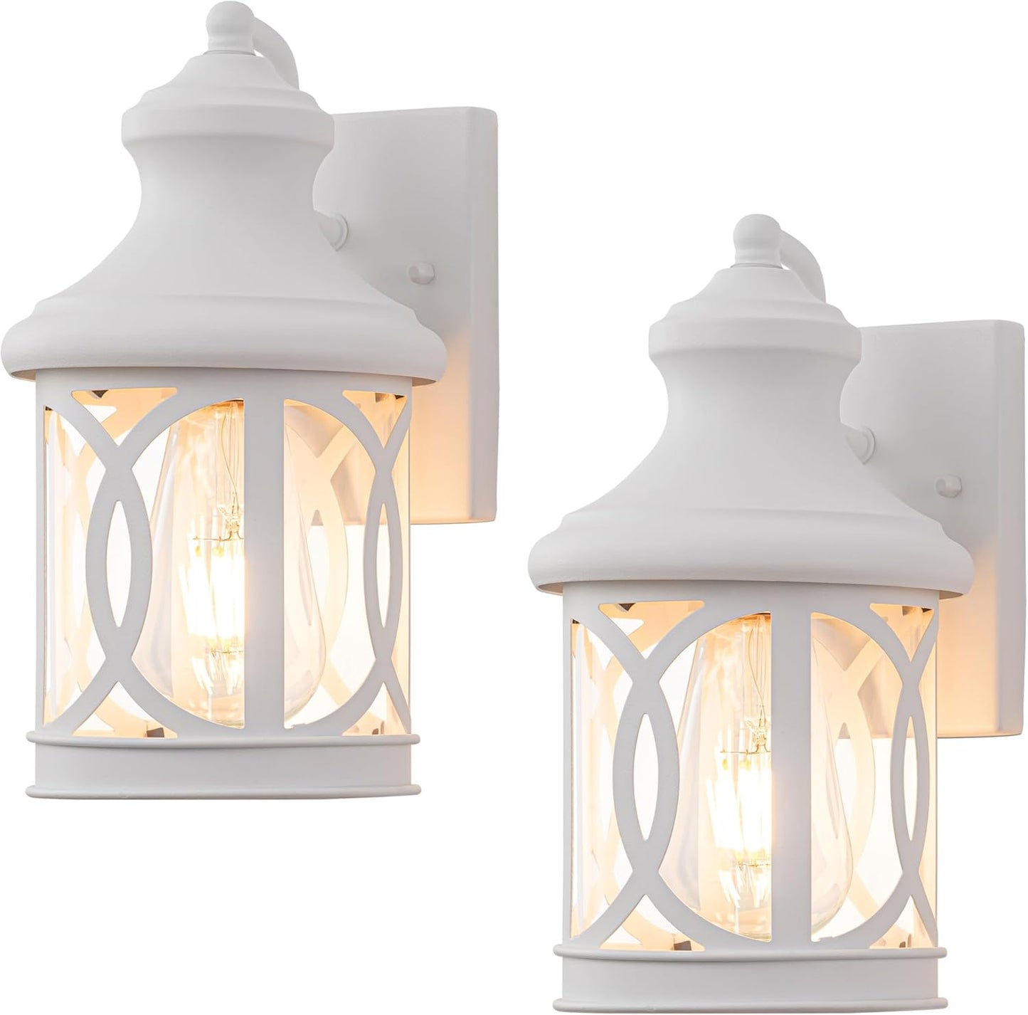 2-Pack Outdoor Wall Lights for Traditional Style and Durability