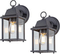 LIT-PaTH Dusk to Dawn Outdoor Wall Lantern - Automatic Porch Light