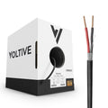 Voltive 14/2 Speaker Wire 14 AWG 250ft Box - Durable OFC Cable