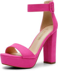 DREAM PAIRS womens Hi-lo Heeled Sandals - Elevated Comfort and Style