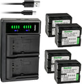 Kastar VW-VBN130 4-Pack Battery and LTD2 USB Charger - Reliable Power