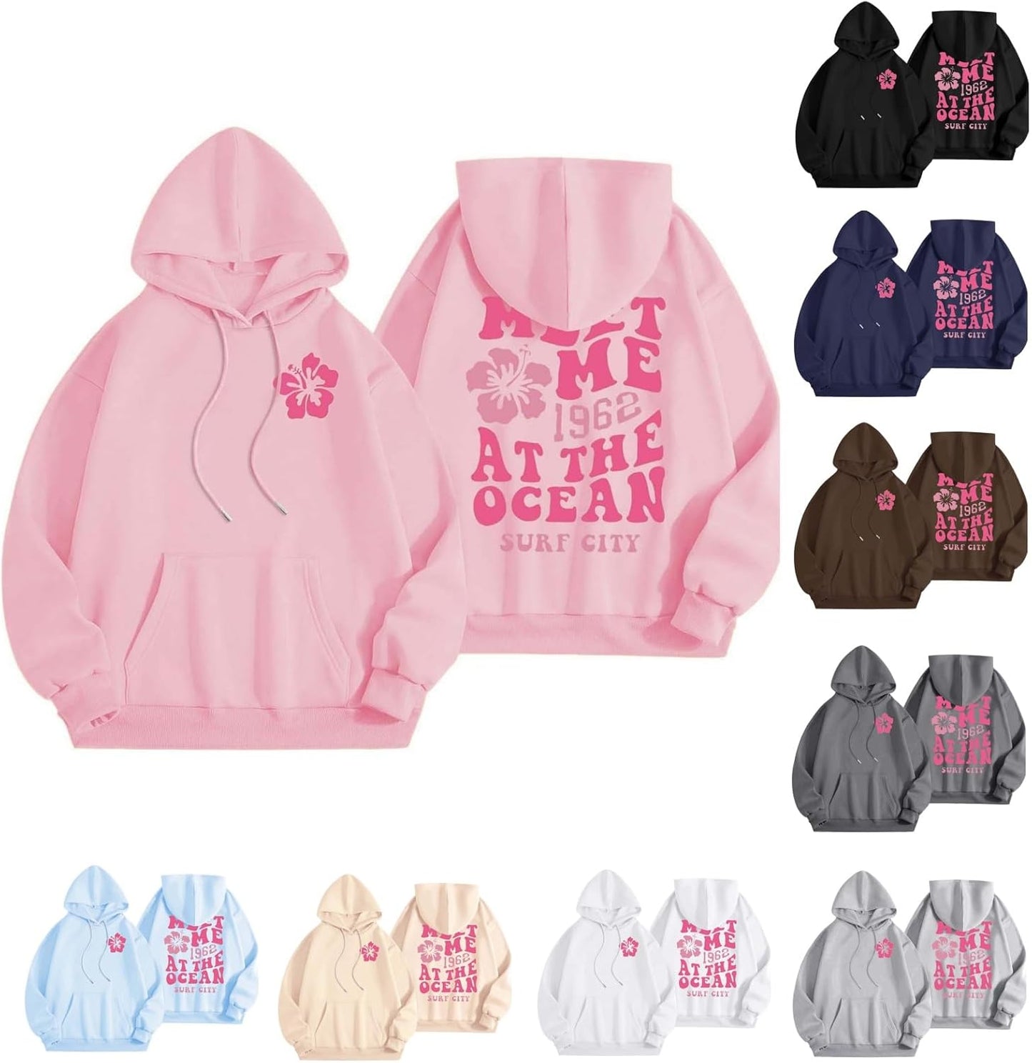 Pink Puff Oversized Hoodie - Cozy Style Statement