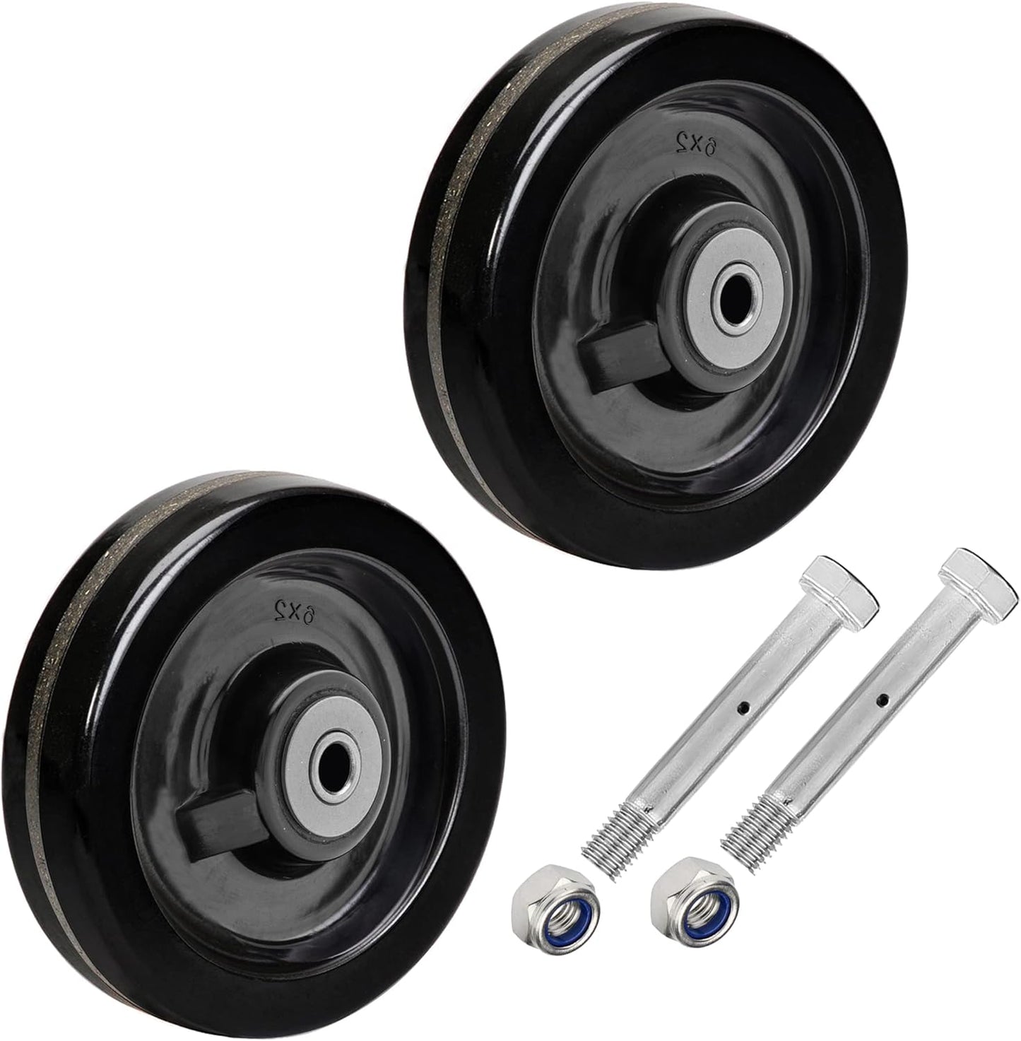 Phenolic Wheel 6x2 in 2 Pack with High Temperature Resistance