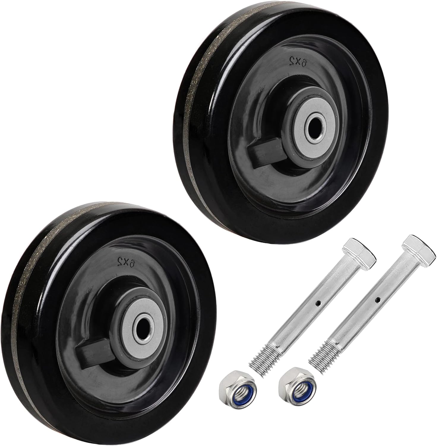Phenolic Wheel 6x2 in 2 Pack with High Temperature Resistance