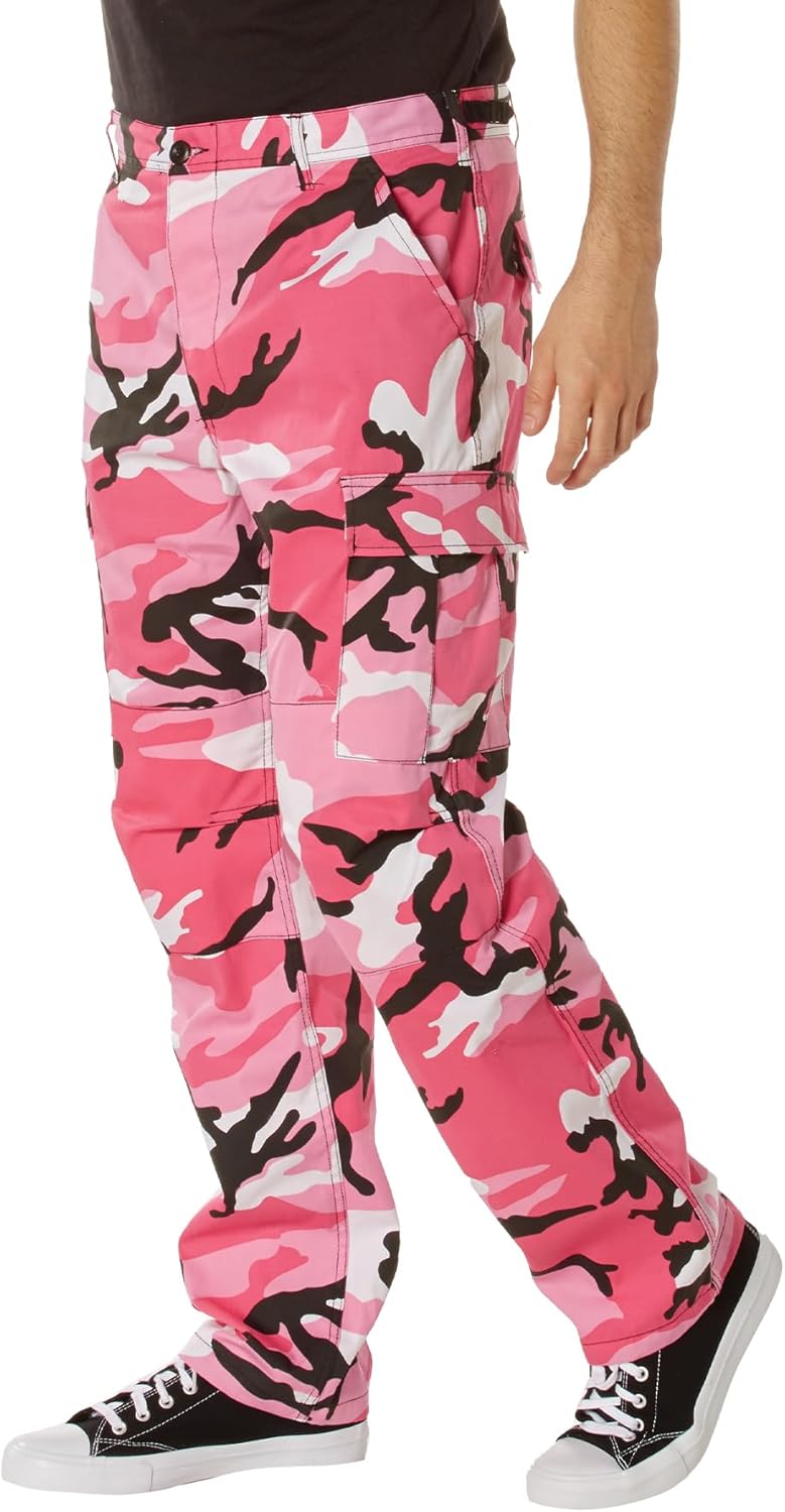 Rugged Rothco Camo Tactical BDU Pants for Outdoor Adventures