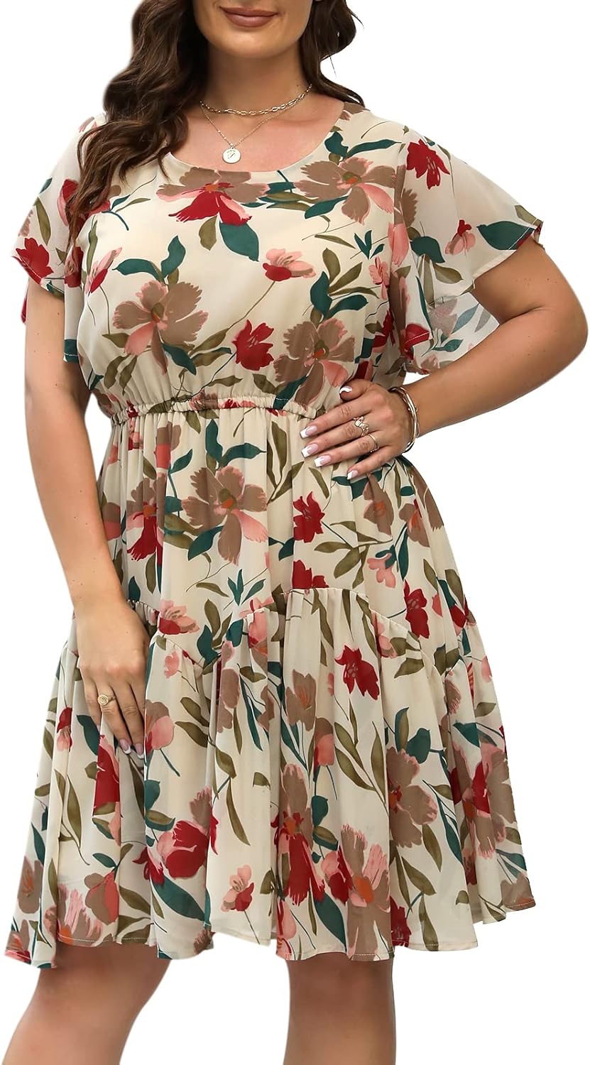 Plus Size Summer Dresses for Curvy Women - Boho Midi Style