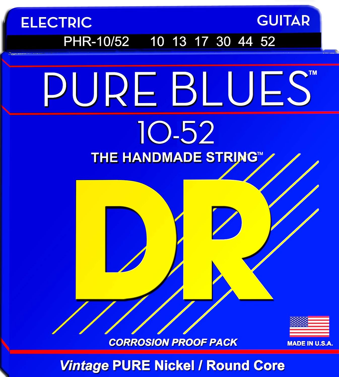 DR Pure Blues Nickel Wound Electric Guitar Strings - Vintage Tone Bliss!