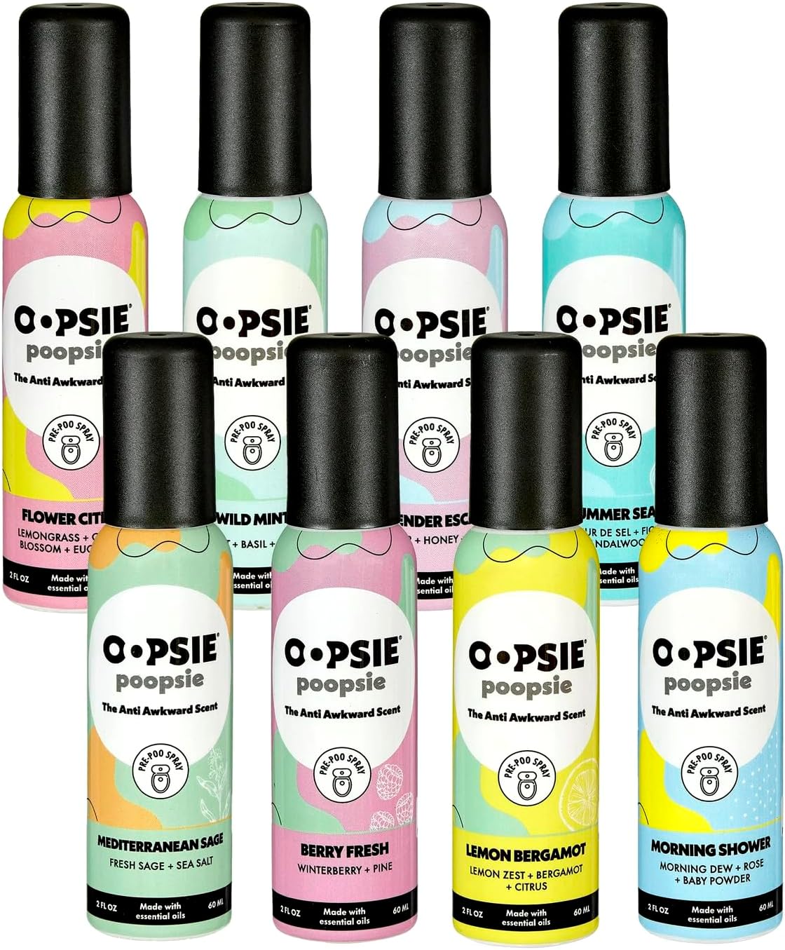 Oopsie Poopsie Pre-Poo Toilet Spray for Odor Control on the Go