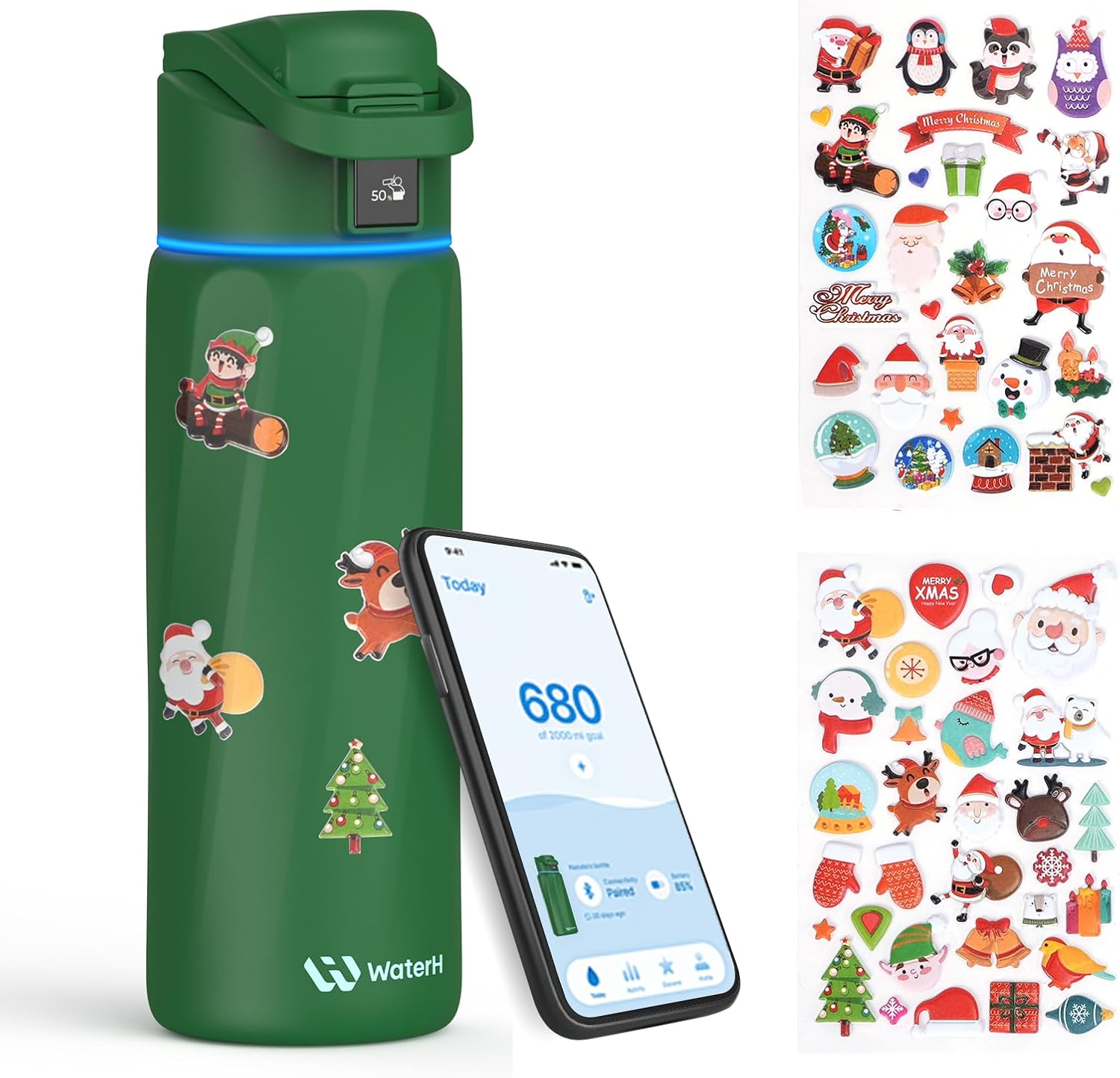 BOOST Smart Water Bottle with Reminder & Tracker for Hydration