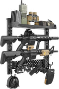 ONETIGRIS Gun Rack Wall Mount 12 Holds Up to 80lbs with Shelf