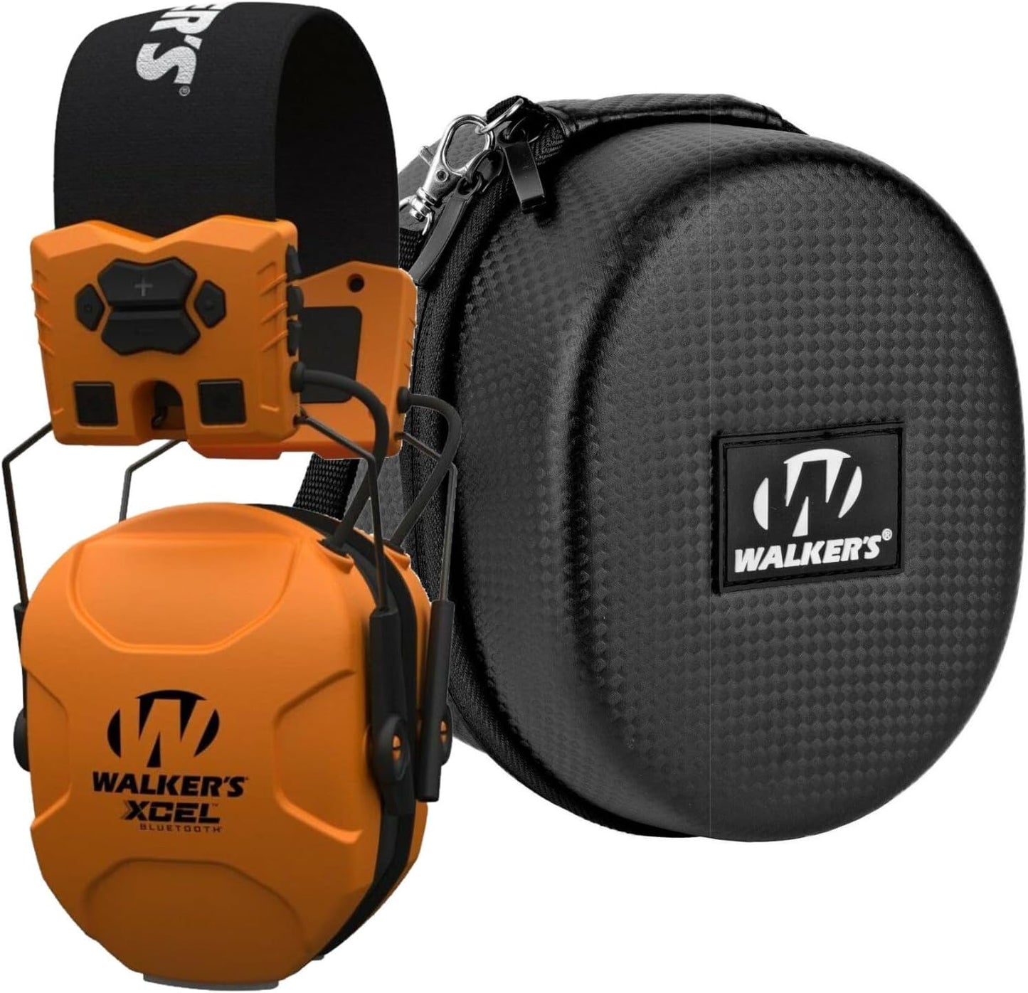 Walker's XCEL 500BT Digital Electronic Muff with Case Bundle