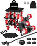 VEVOR 3474 lbs Furniture Dolly Set - Heavy Duty Movers for Appliances