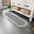 MontVoo Bath Mat Runner 17x50 - Quick Dry Non Slip Absorbent Rug