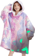 Wearable Blanket Hoodie for Kids - Oversized Sherpa Design