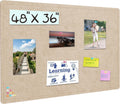 Large Bulletin Board 48 X 36 inches Felt Board for Home Office