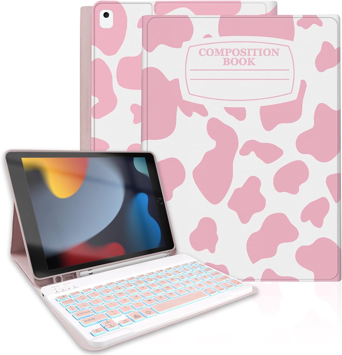 TopPerfekt iPad 9th Generation Keyboard Case with Pencil Holder