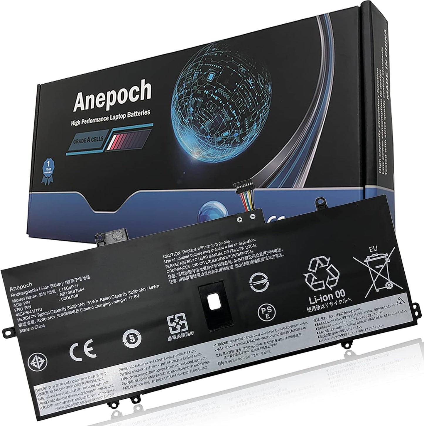 L18C4P71 Laptop Battery Replacement for Lenovo ThinkPad Series