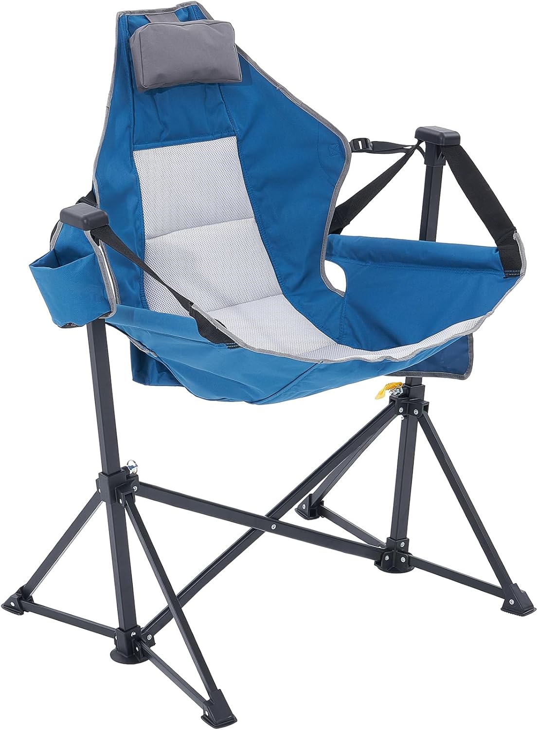 VEVOR Reclining Camping Chair: Rocking Lounge with Headrest, for 300 lbs Load