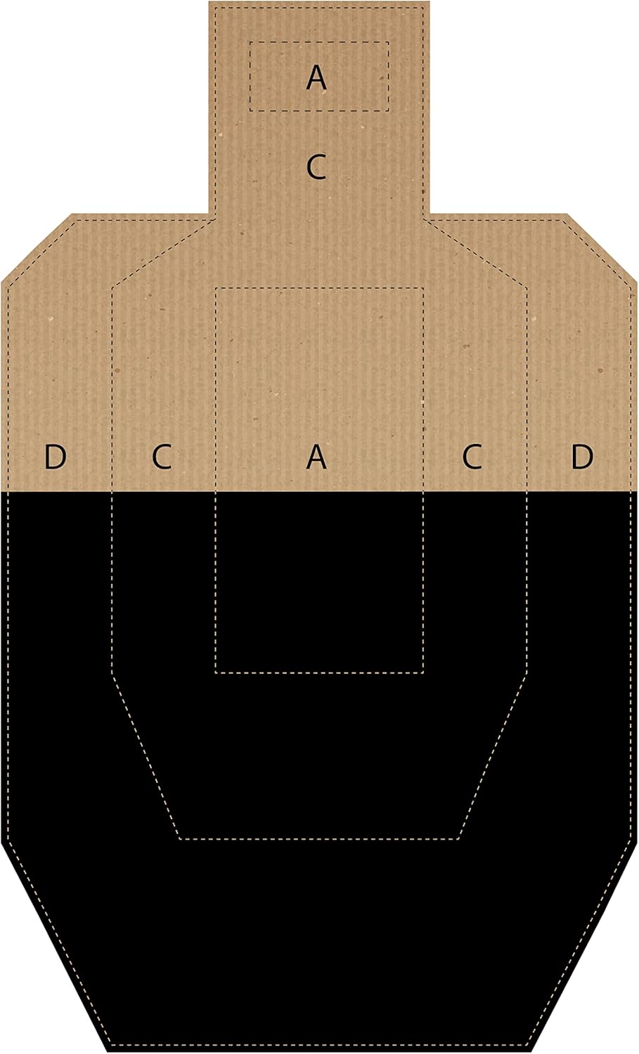 Official USPSA/IPSC Cardboard Targets for Competition Shooting