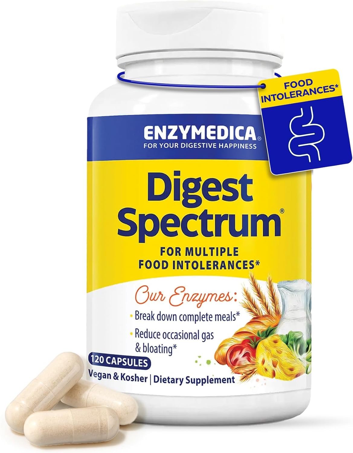 Enzymedica Digest Spectrum: Advanced Digestive Enzymes for Relief