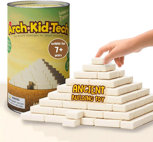 Taksa Toys Ancient Pyramid Building Blocks for Kids Ages 7