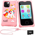 Kids Smart Phone for Girls Toddler Play Phone with Dual Camera - Fun