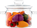 Simax Glass Pot for Stove - Clear 64 oz Borosilicate Saucepan