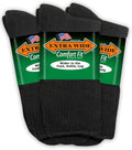 Extra Wide Comfort Fit Athletic Crew Socks (Mid-Calf) - Comfort