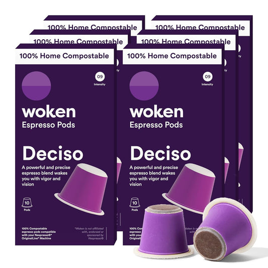 Woken Deciso Dark Roast - Nespresso Compatible Pods