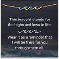 Wave Bracelet Birthday Gifts for Women - Thoughtful Sterling Silver