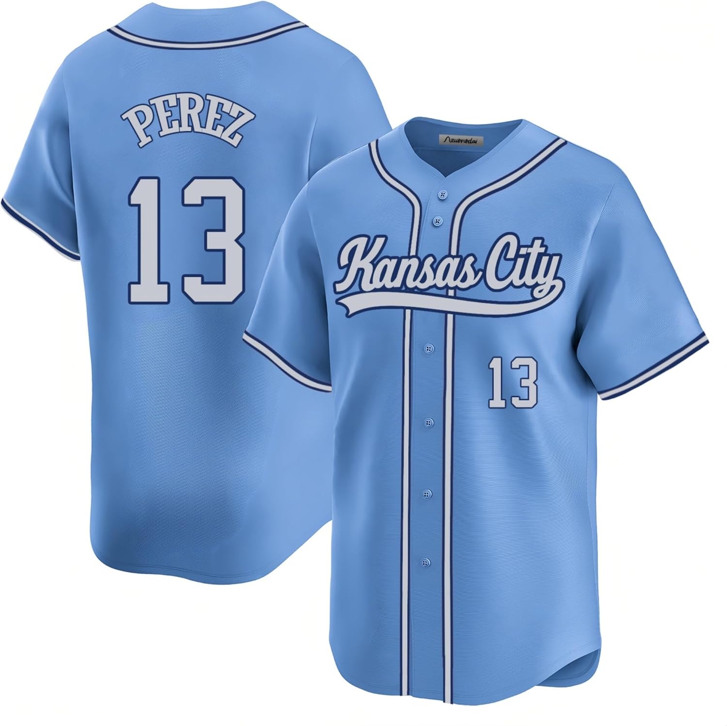 Custom Kansas City Baseball Stitched T-Shirt for Sports Fans