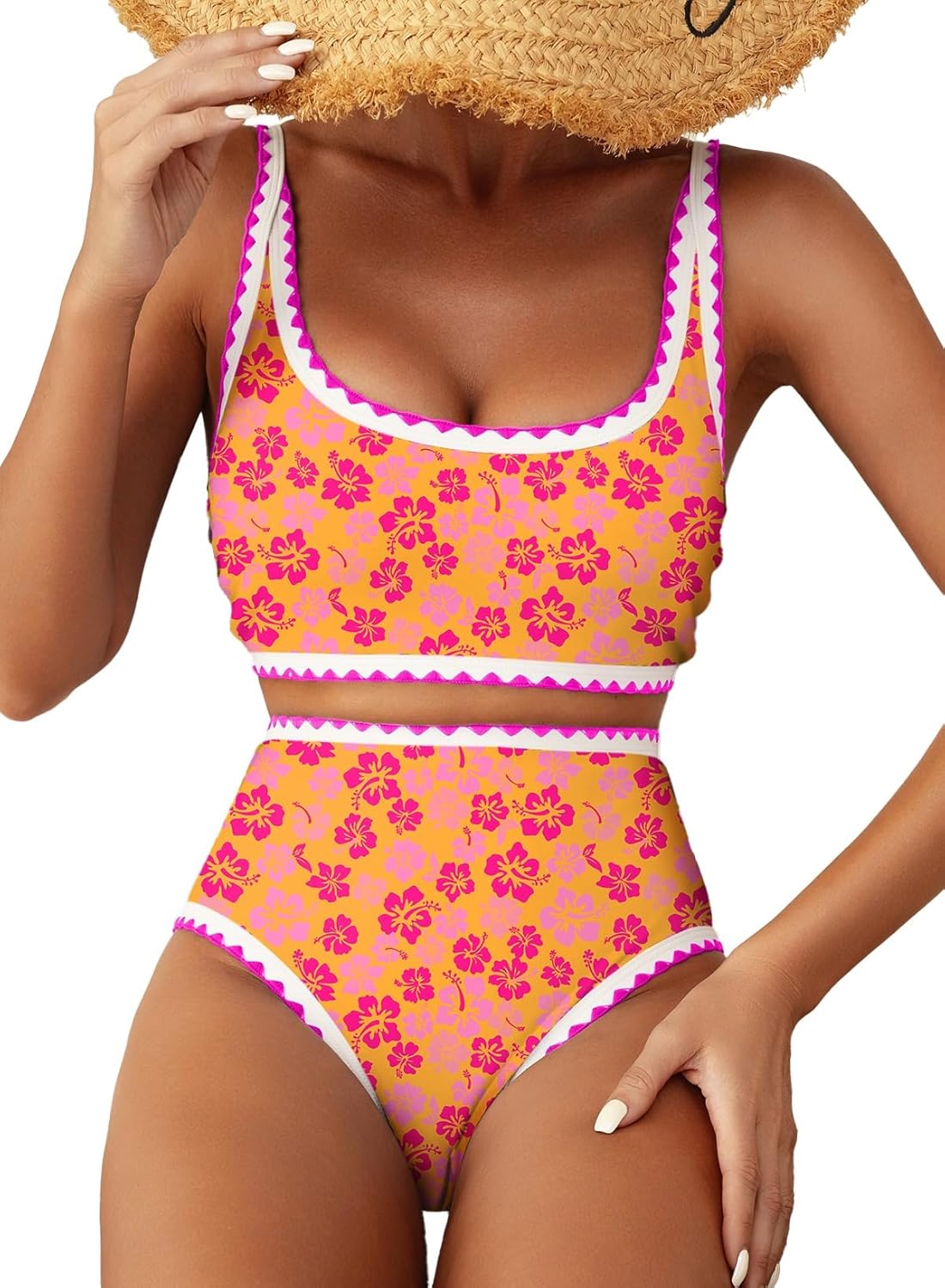 Floral Print High Waisted Bikini Sets for Stylish Summer Fun
