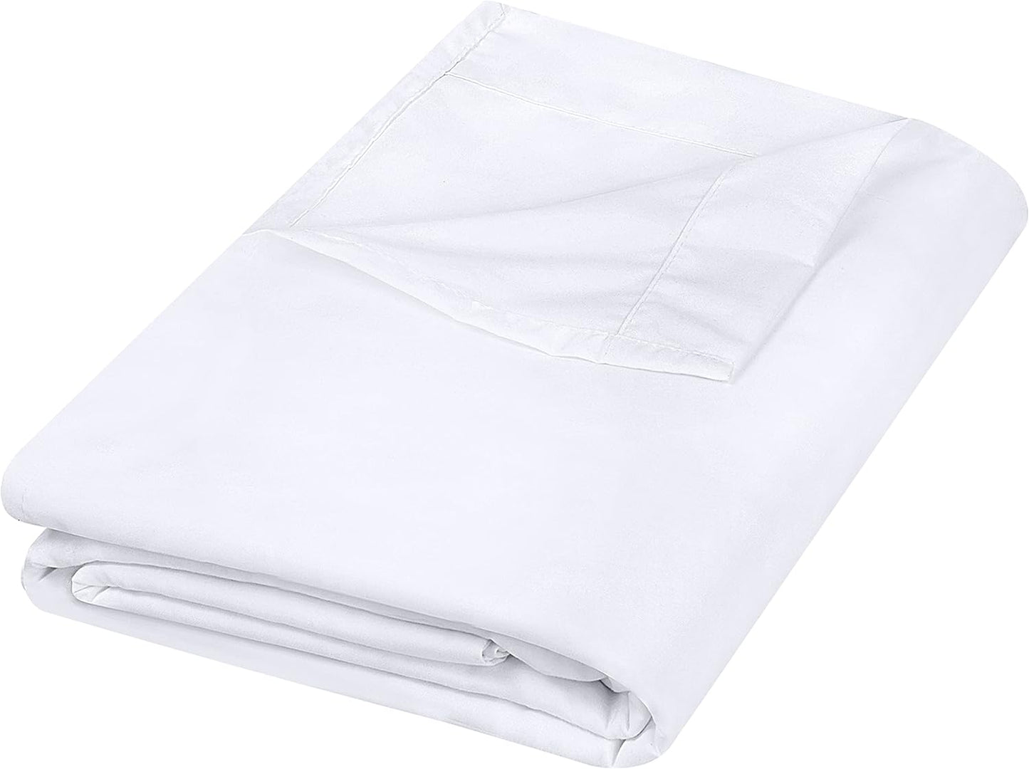 Utopia Bedding Flat Sheets Pack of 20 - Soft Microfiber Twin